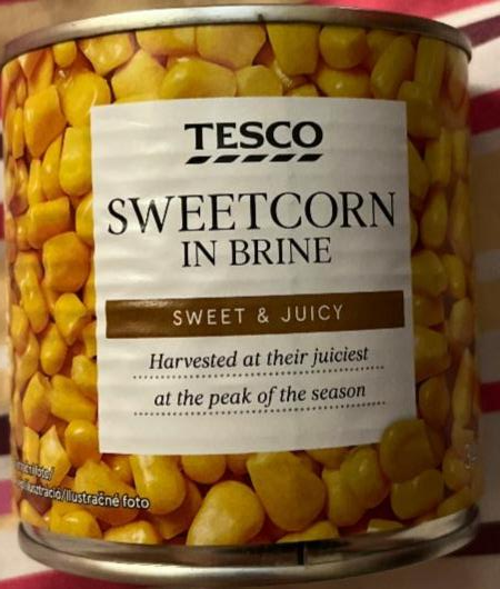 Фото - Кукурузда солодка Sweetcorn In Brine Tesco