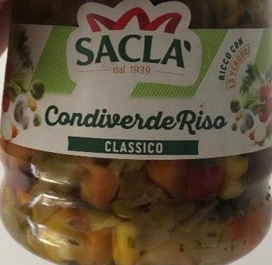Фото - Консервовані овочі Condiverde Riso Classico Sacla Italiana