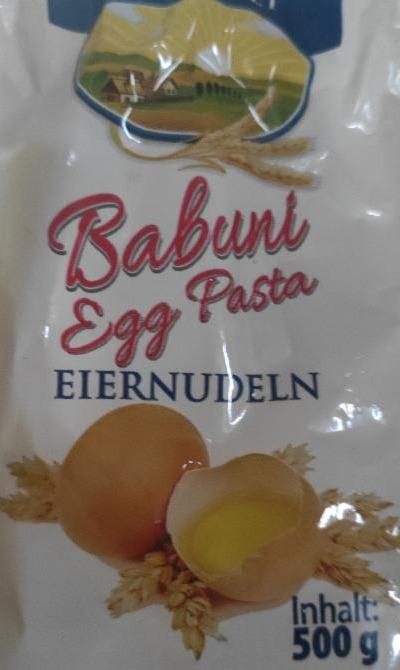 Фото - Макаронні вироби Egg Pasta Лапша Babuni