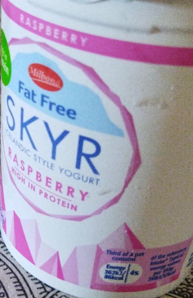 Фото - Skyr Icelandic style yogurt raspberry Milbona