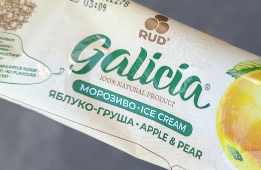 Фото - Морозиво яблуко-груша Ice Cream Galicia Rud Рудь