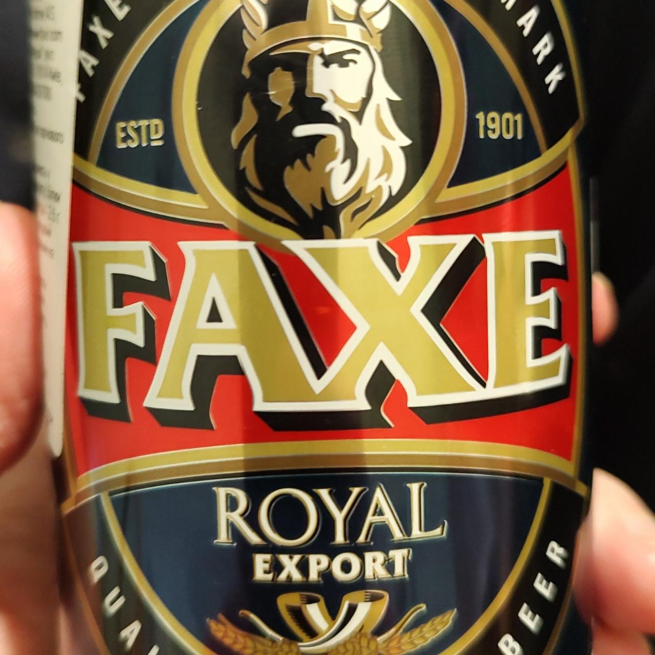 Фото - Пиво Royal export Faxe