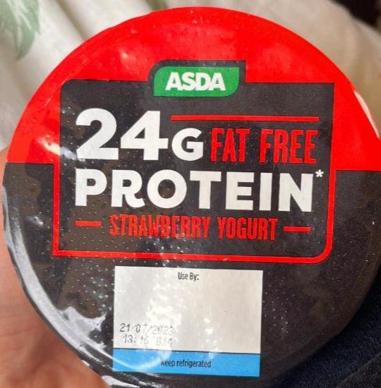Фото - Йогурт протеїновий полуничний Protein Strawberry Jogurt Asda