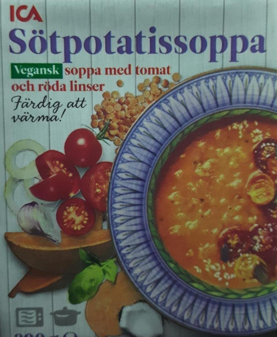 Фото - Суп із солодкої картоплі Sötpotatissoppa ICA