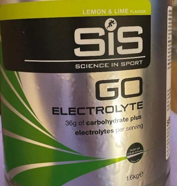 Фото - Енергетик Science in Sport GO Electrolyte Лимон і Лайм SIS