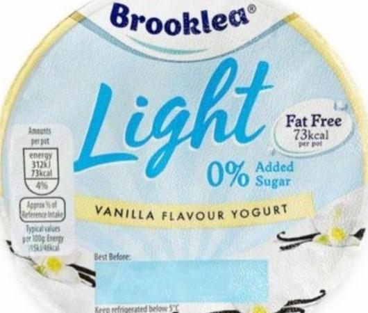 Фото - Light Vanilla Flavour Yogurt Brooklea