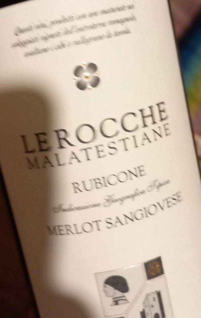 Фото - Вино Le Rocche Malatestiane Rubicone Merlot Sangiovese