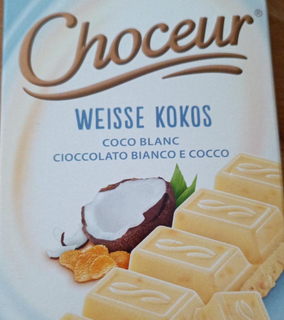 Фото - Шоколад білий з кокосом Choceur