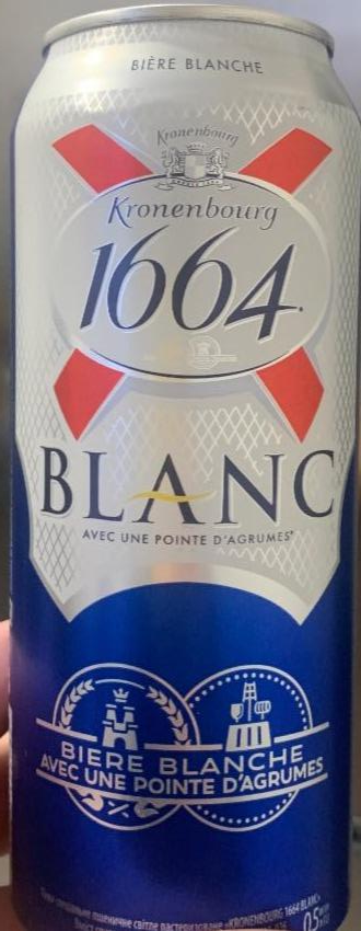 Фото - Пиво 4.8% світле 1664 Blanc Kronenbоurg