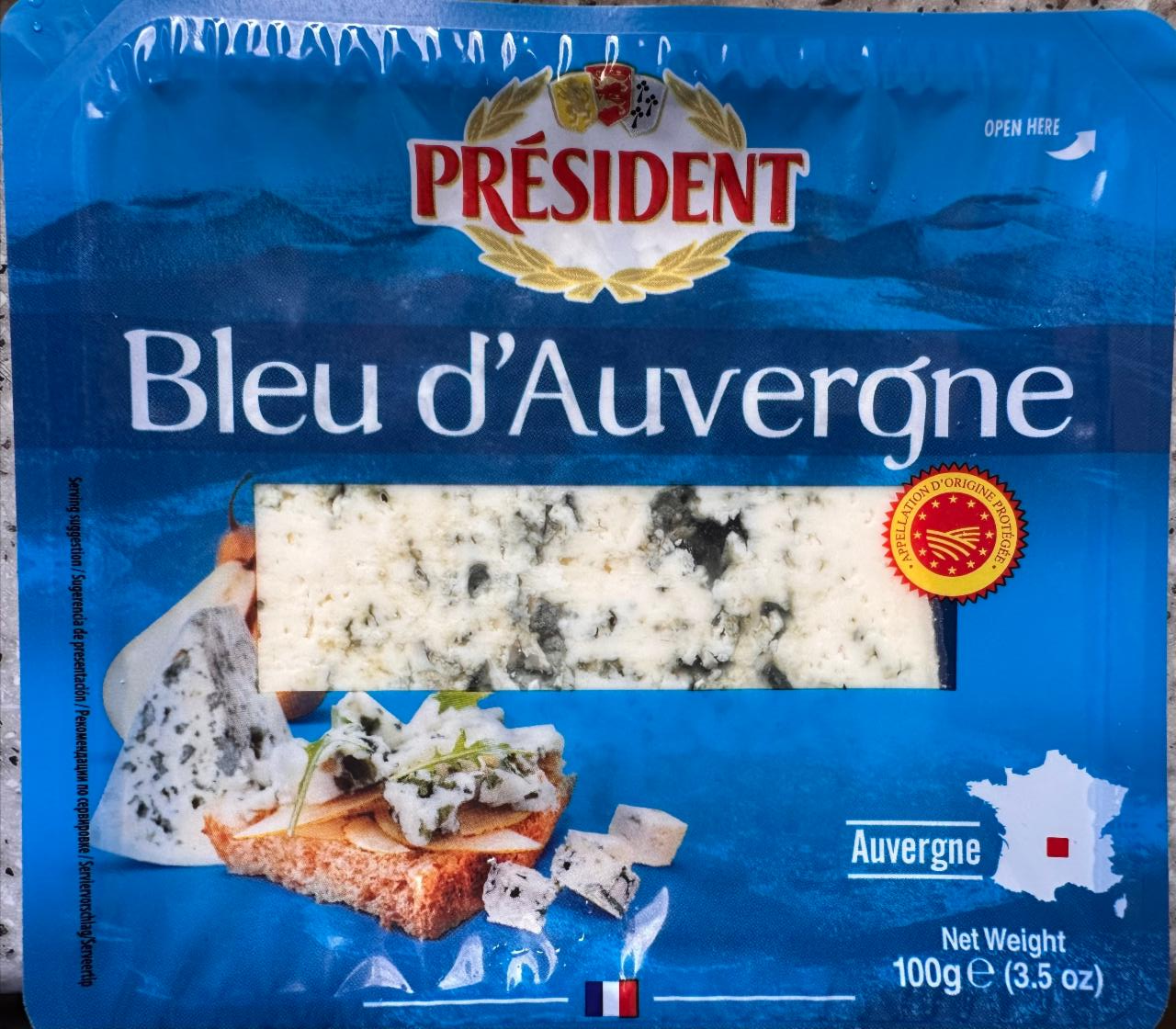 Фото - Bleu d'Auvergne Président