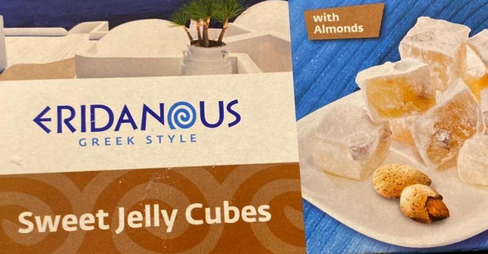 Фото - Грецький лукум Sweet Jelly Cubes Almonds Eridanous