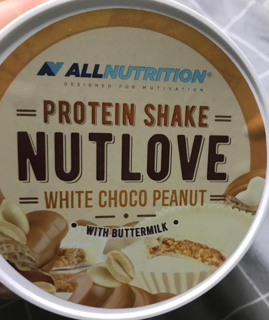 Фото - Протеїновий коктейль NutLove білий арахісовий шоколад Allnutrion