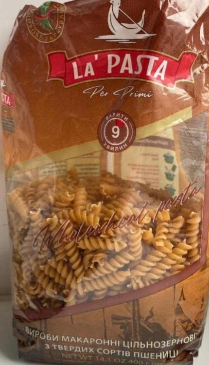 Фото - Макарони цільнозернові з твердих сортів пшениці Per Primi La Pasta