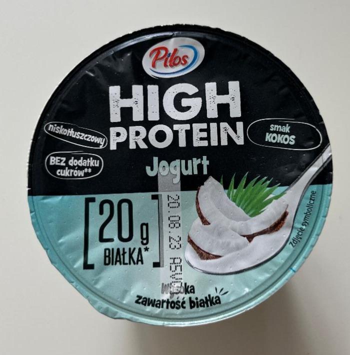 Фото - Йогурт протеїновий 12% зі смаком кокосу Pilos