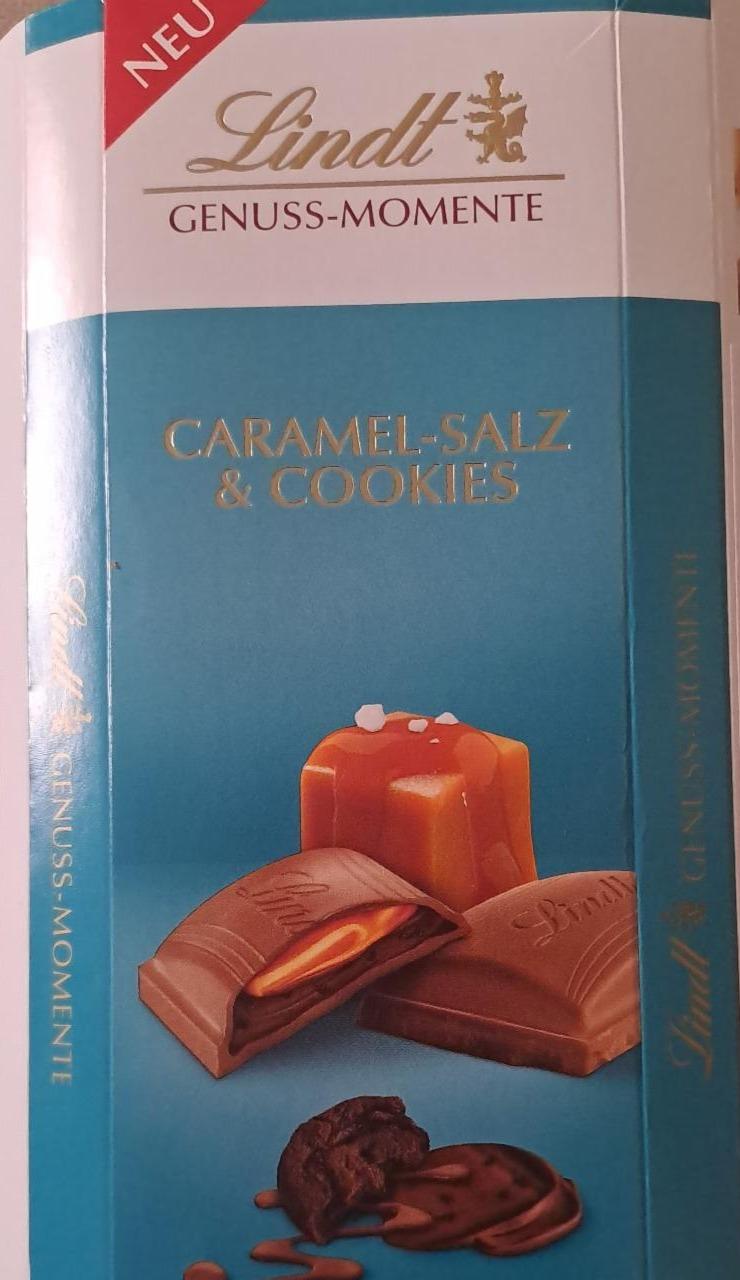 Фото - Шоколад з солоною карамеллю і печивом Caramel-Salz & Cookies Lindt