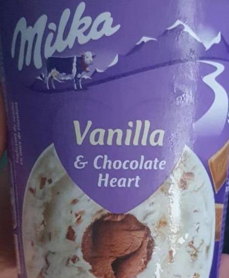 Фото - Ванільно-шоколадне морозиво Milka