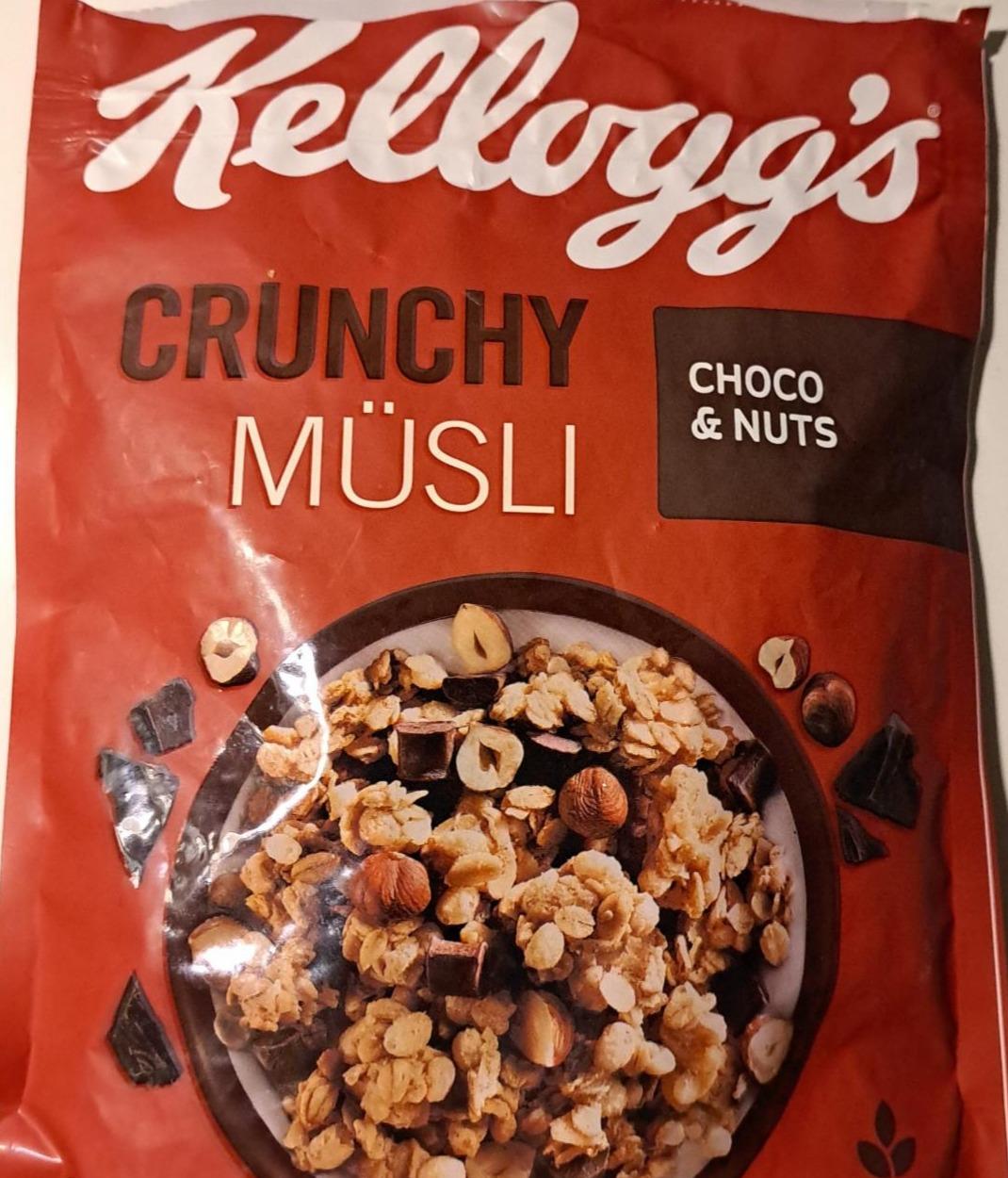 Фото - Мюслі Crunchy з шоколадними горіхами Kellogg's