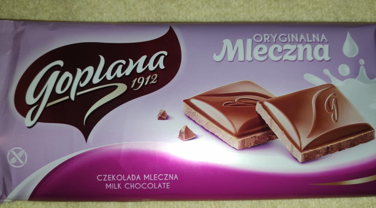 Фото - Оригінальний молочний шоколад Goplana