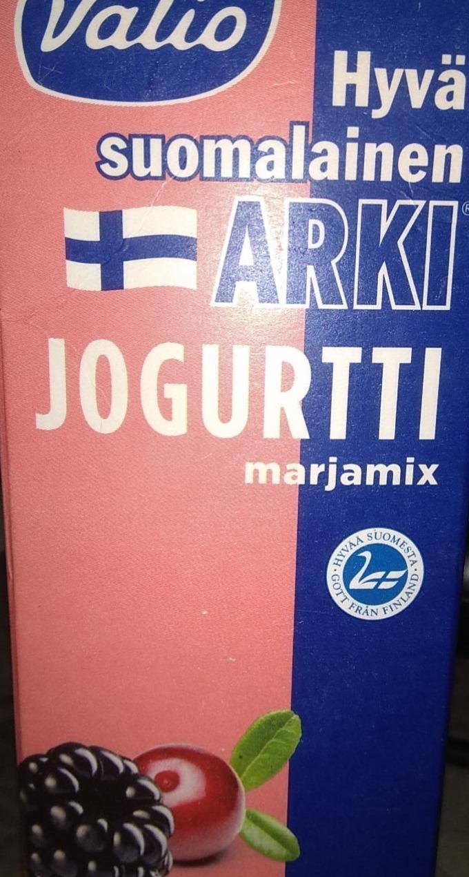 Фото - Йогурт Hava suomalainen Arki jogurtti marjamix Valio