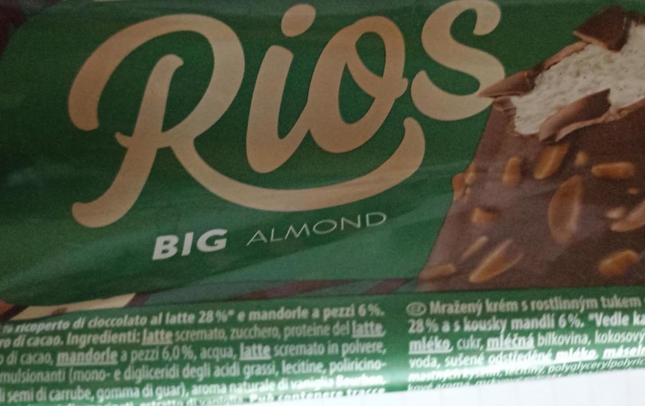 Фото - Морозиво big almond Rios