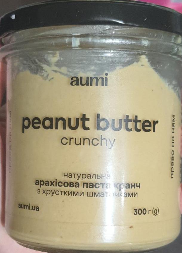 Фото - Паста арахісова кранч Peanut Butter Cruncny Aumi