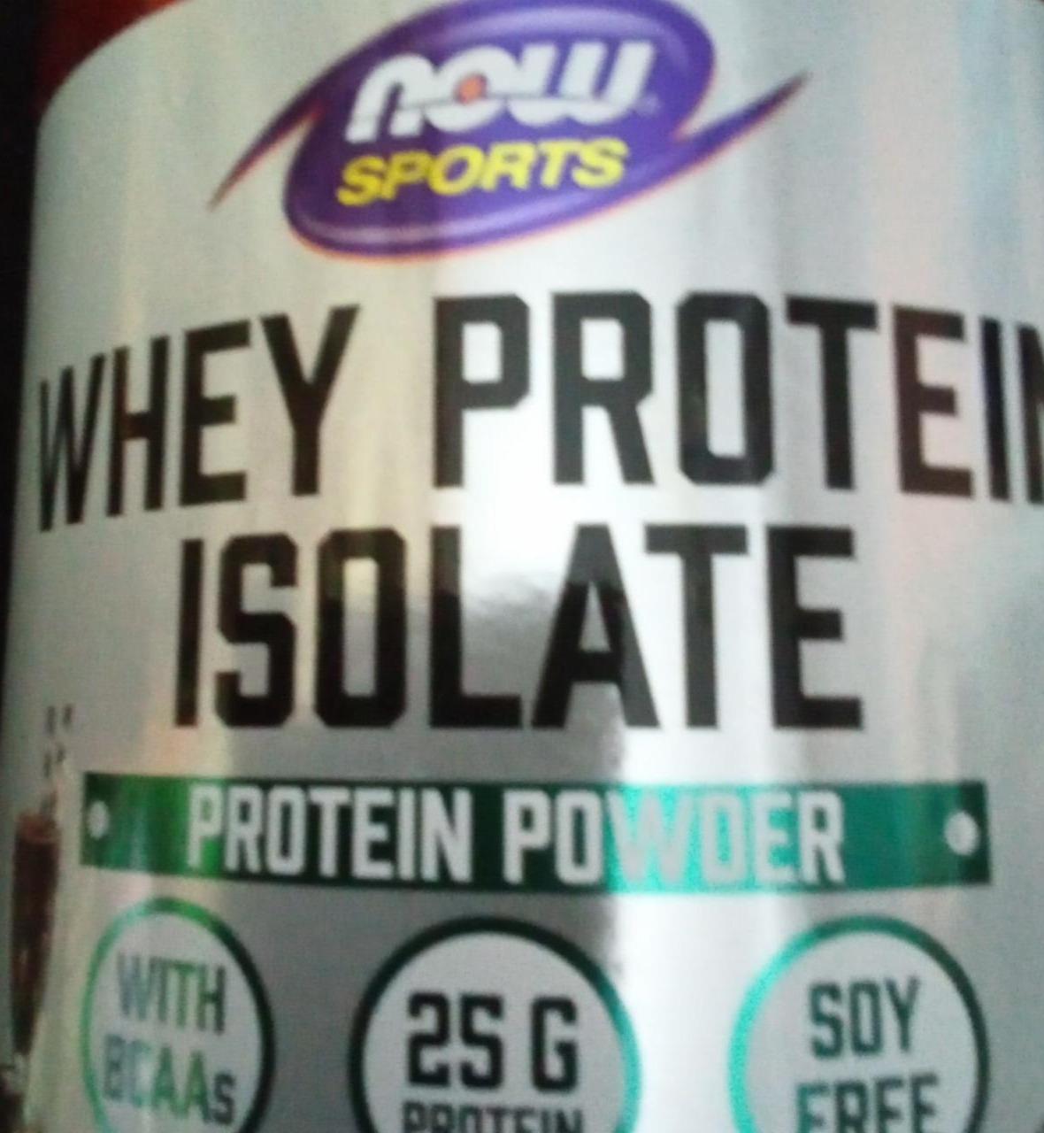 Фото - Протеїн Whey Protein Isolate Powder Now Sports