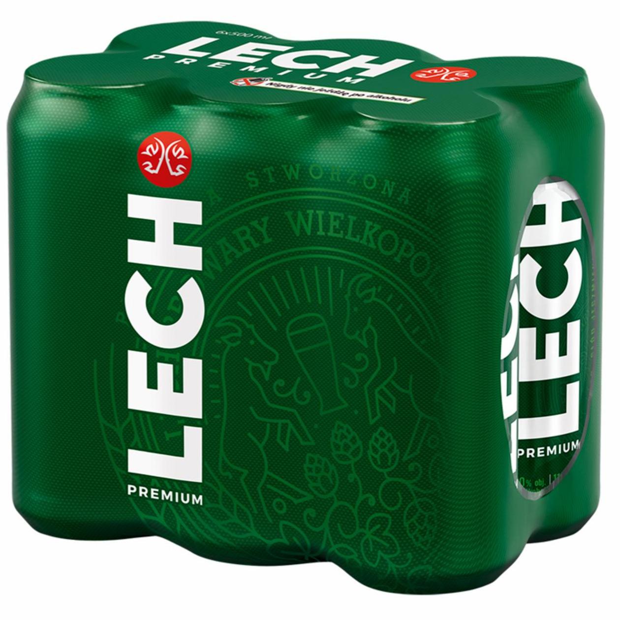 Фото - Пиво світле преміум Lech