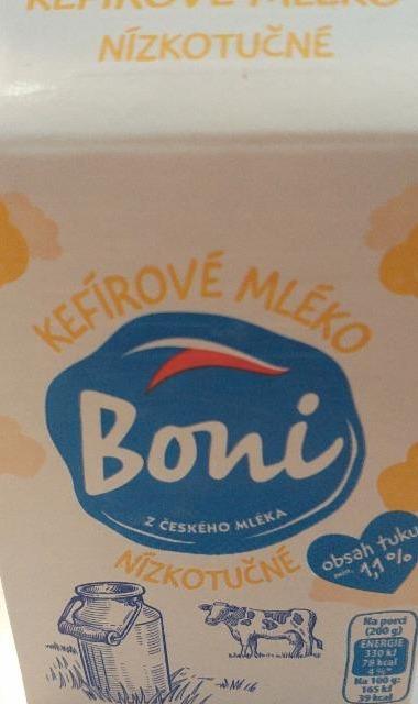 Фото - Boni Kefírové mléko Klasik nízkotučné