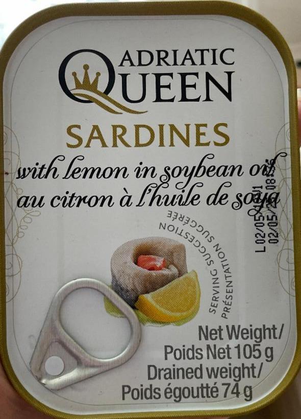 Фото - Сардини з лимоном в маслі Adriatic Queen