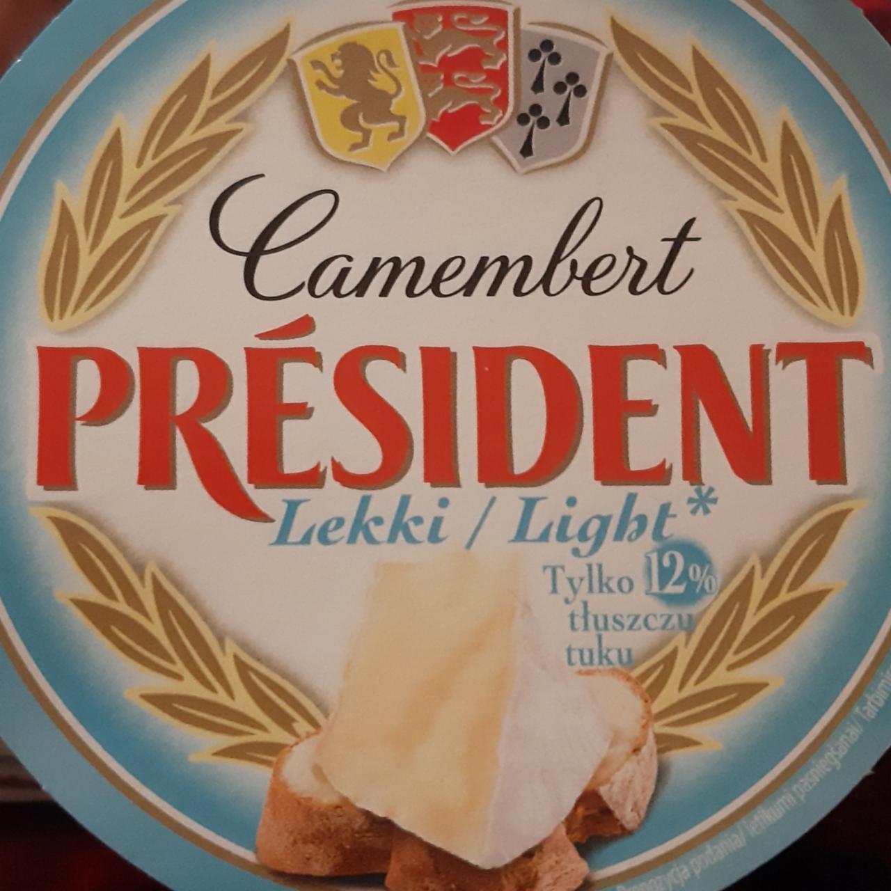 Фото - Cир Camembert світлий 12% жиру Président
