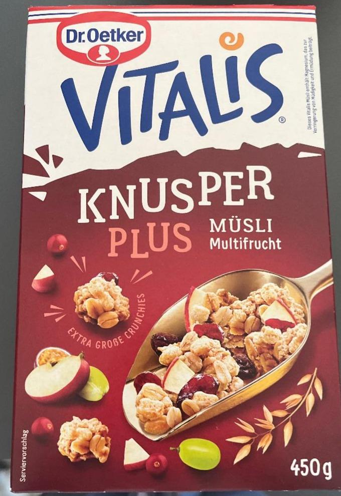 Фото - Vitalis Knusper Müsli Plus Multi-frucht Dr.Oetker