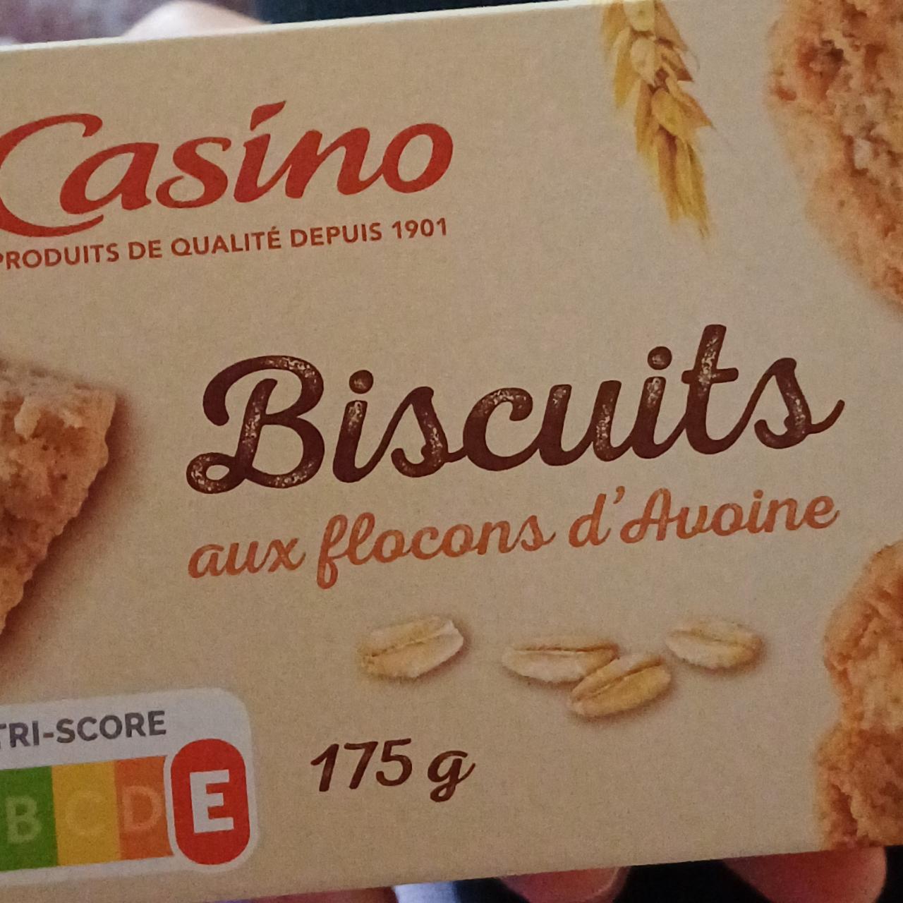 Фото - Печиво вівсяне Biscuits Casino