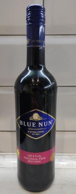 Фото - Red wine alcohol free Blue nun