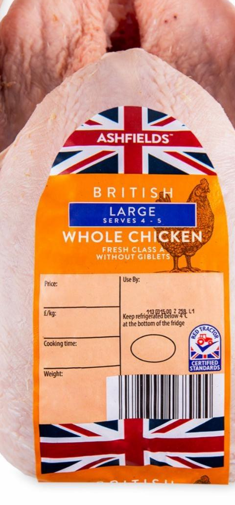 Фото - British Whole Chicken Ashfields