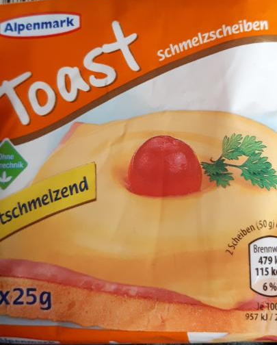 Фото - Toast Schmelzscheiben Alpenmark