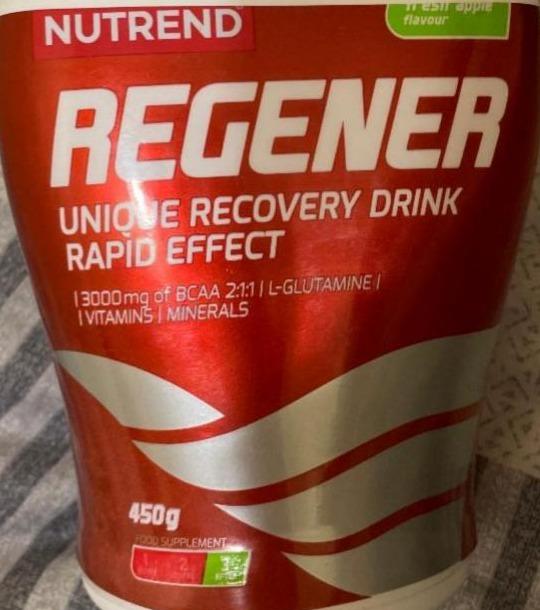 Фото - Regener unique recovery drink fresh apple Nutrend