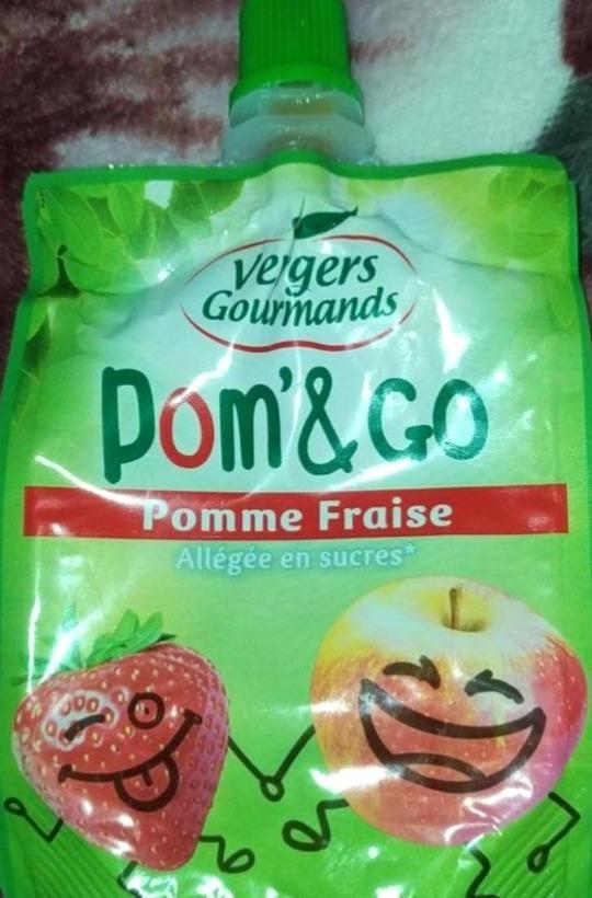 Фото - Пюре фруктове Pomme Fraise Vergers Gourmands