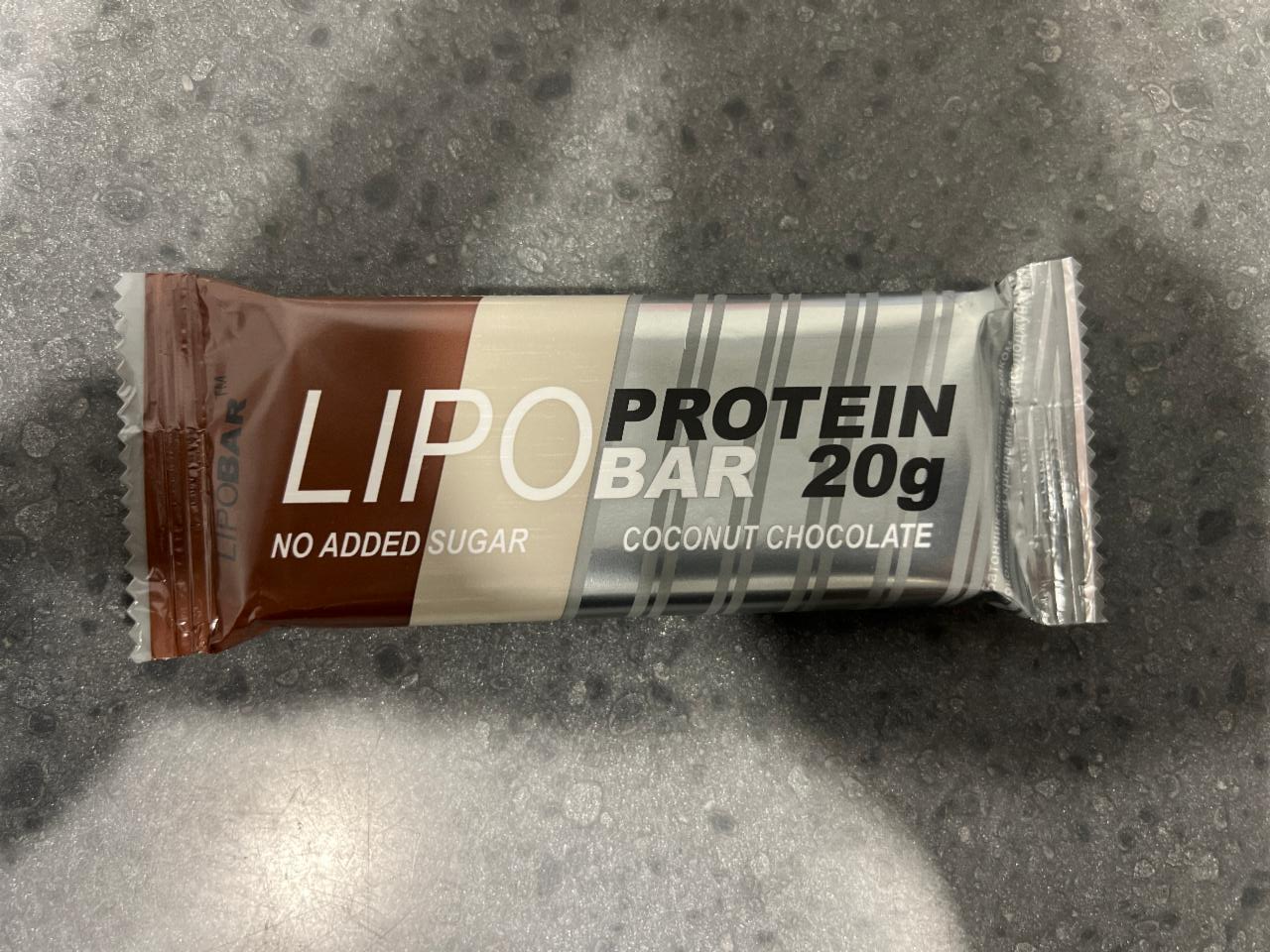 Фото - Батончик протеїновий зі смаком кокос з шоколадними кріспами Lipo bar