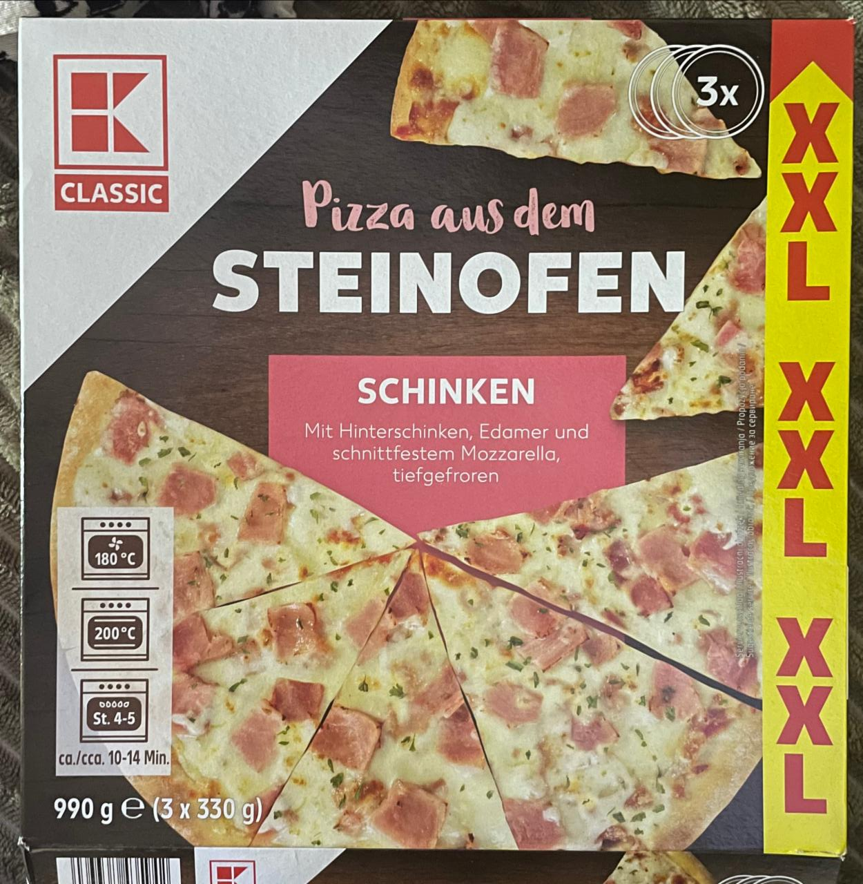 Фото - Піца заморожена з шинкою Steinofen Schinken K-Classic