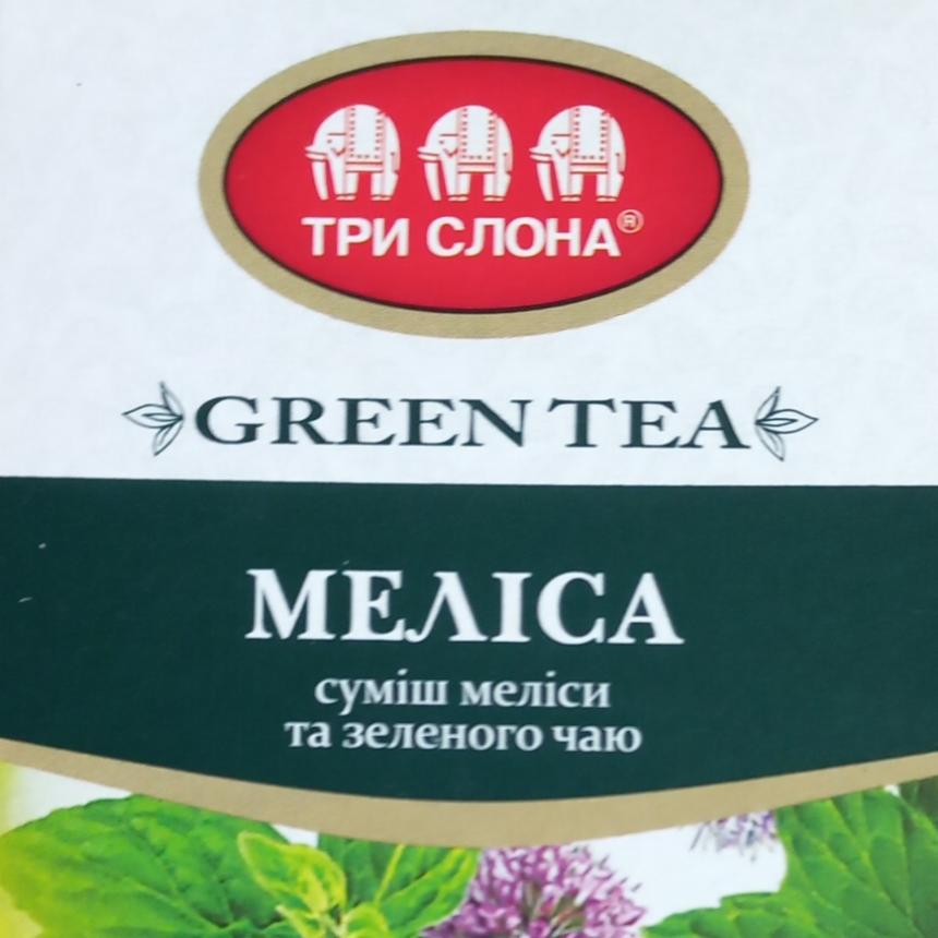 Фото - Суміш меліси та зеленого чаю Меліса Green Tea Три Слона