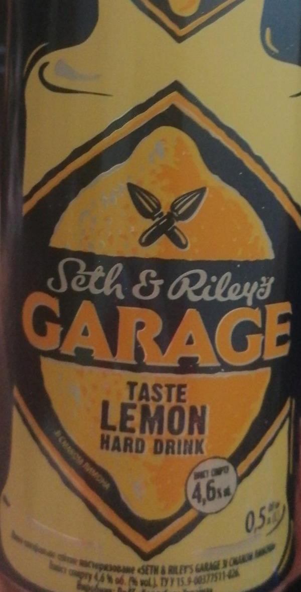 Фото - Пиво світле 4.6% Taste Lemon Hard Drink Seth & Riley's Garage