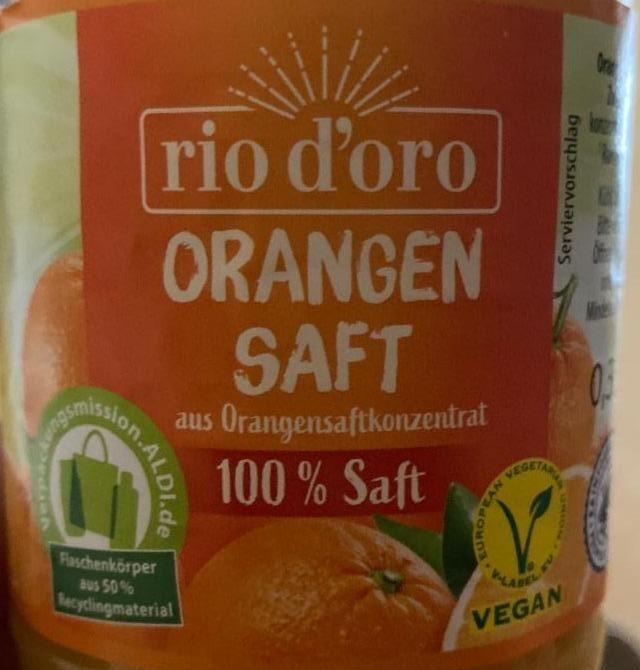 Фото - Сік апельсиновий Rio D‘oro Vegan