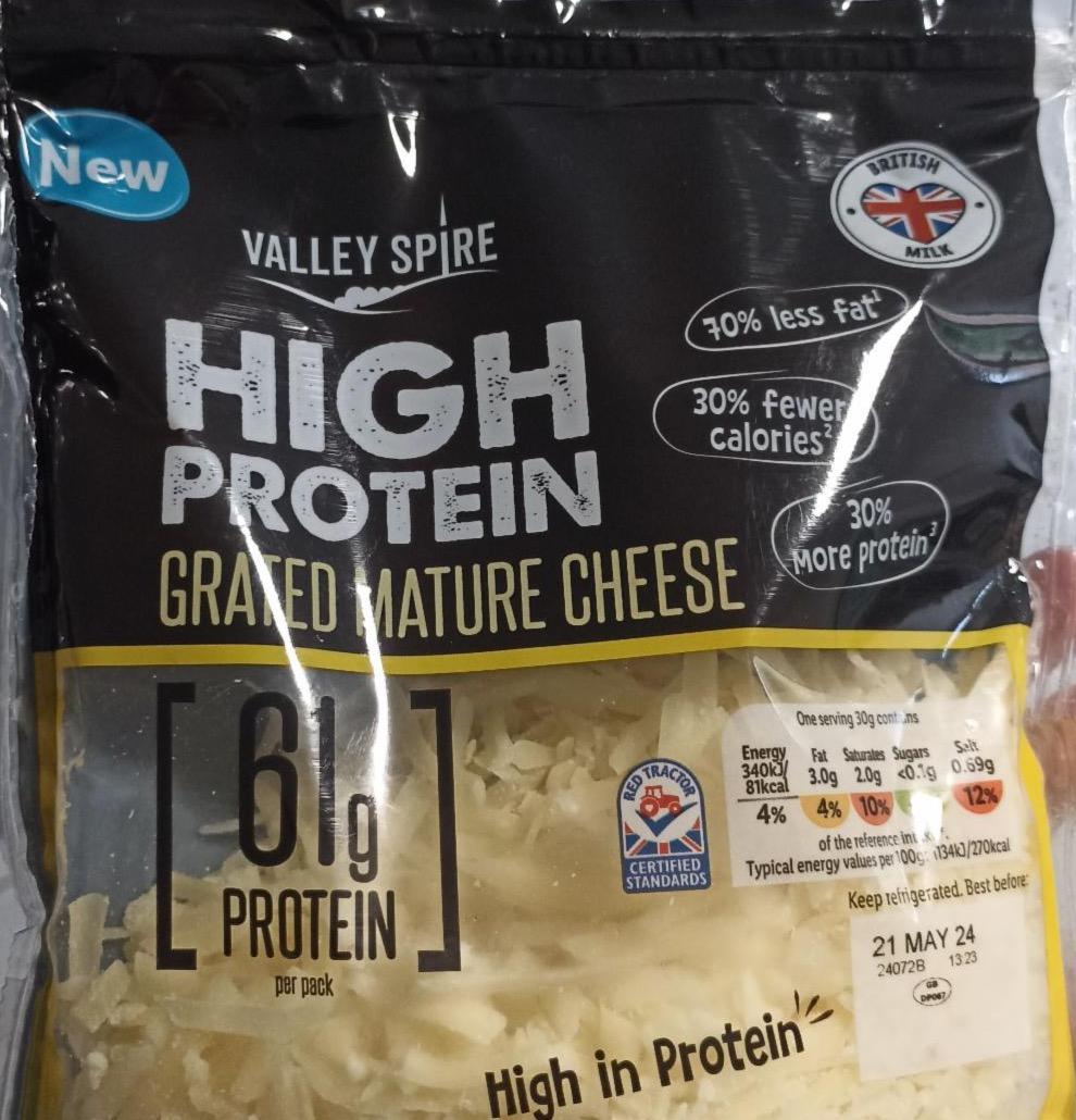 Фото - High protein grated mature cheese Valley spire