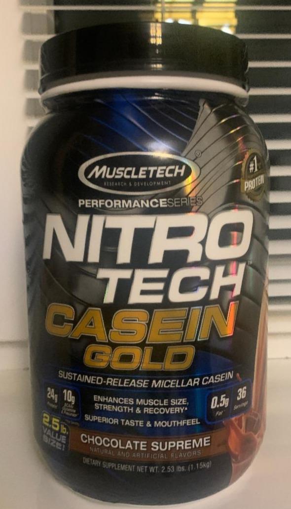 Фото - Протеїн Casein Gold Protein Nitro Tech MuscleTech