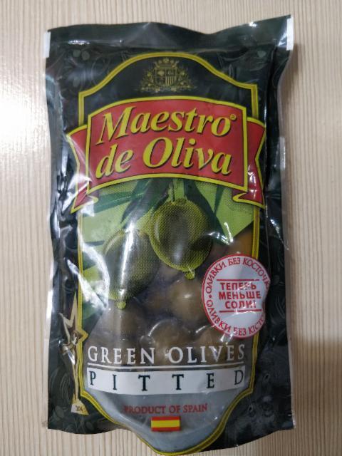 Фото - Оливки зелені без кісточки Maestro de Oliva