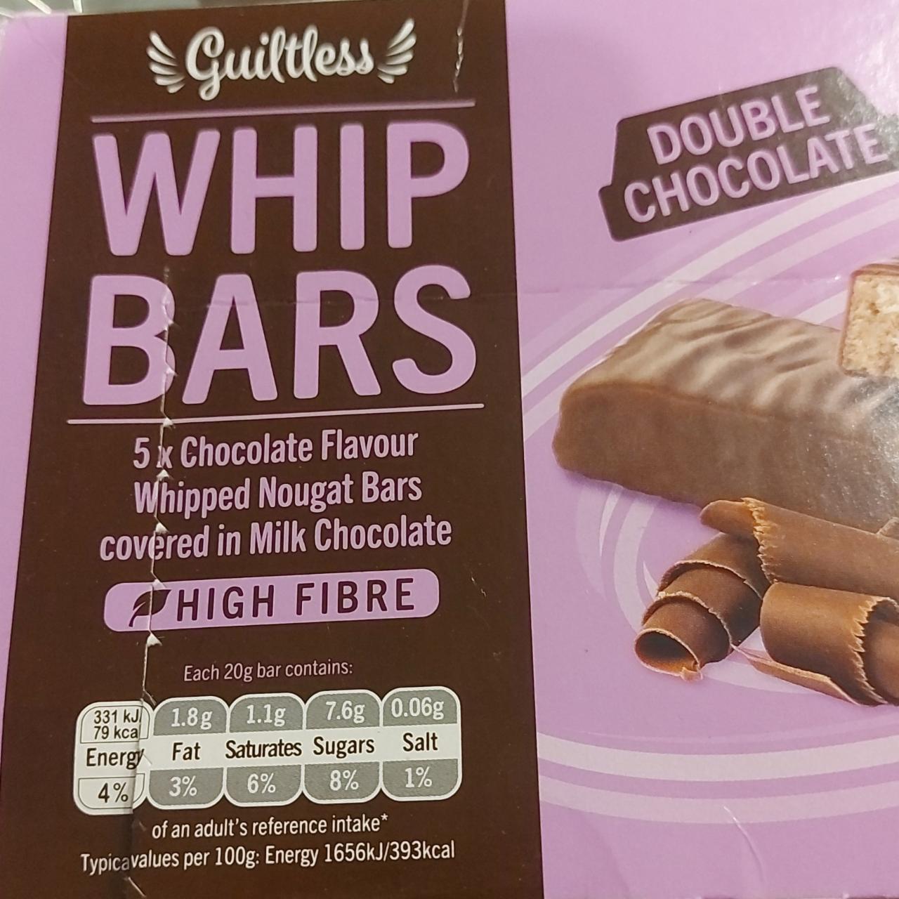 Фото - Whip Bars 5 chocolate flavour Whipped Nougat Bars Guiltless