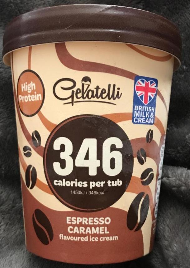 Фото - Морозиво зі смаком еспресо та карамелі Espresso Caramel Gelatelli