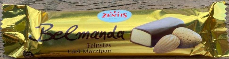 Фото - Марципановий батончик у шоколаді Belmada Feinstes Edel-Marzipan Zentis