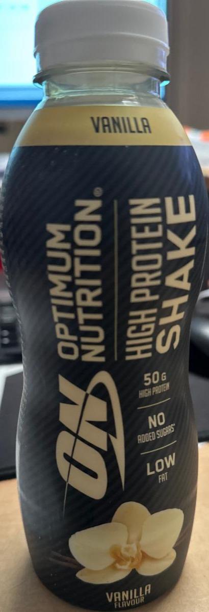 Фото - Hight Protein Shake Vanilla Option Nutrition