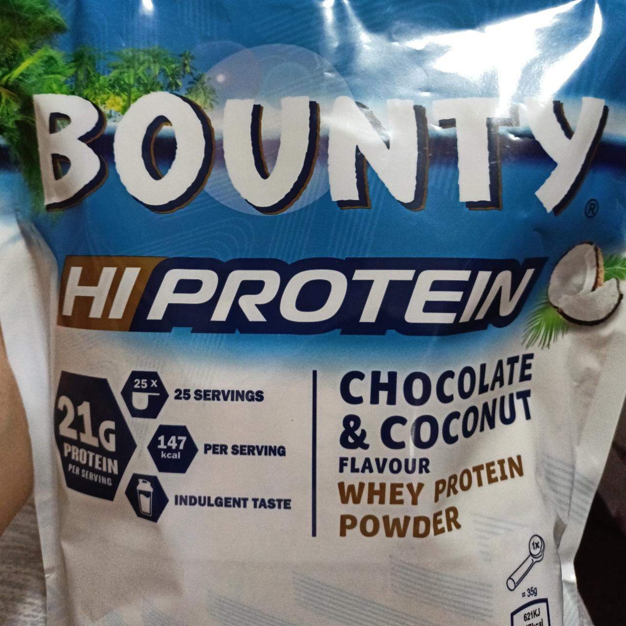 Фото - HiProtein Whey Protein Powder Chocolate&Coconut Bounty